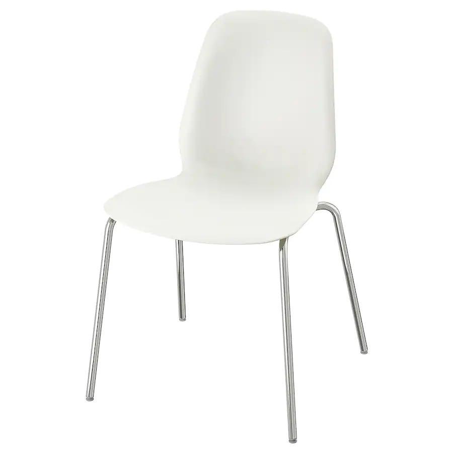 IKEA LEIFARNE Chair White Furniture Home Living Furniture Chairs on Carousell