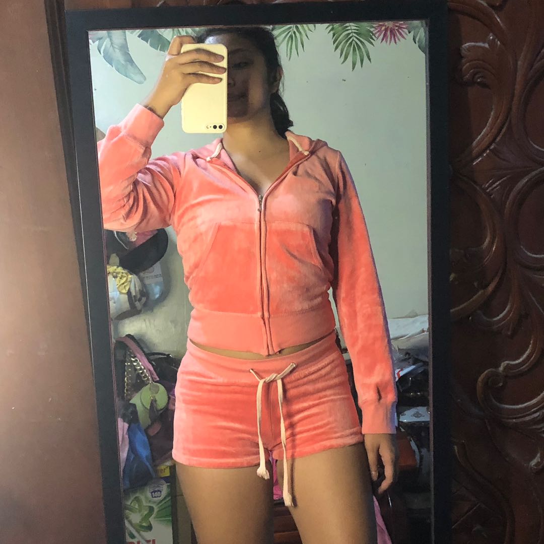 orange juicy couture tracksuit