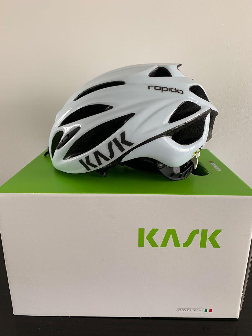Kask rapido helmet white shop