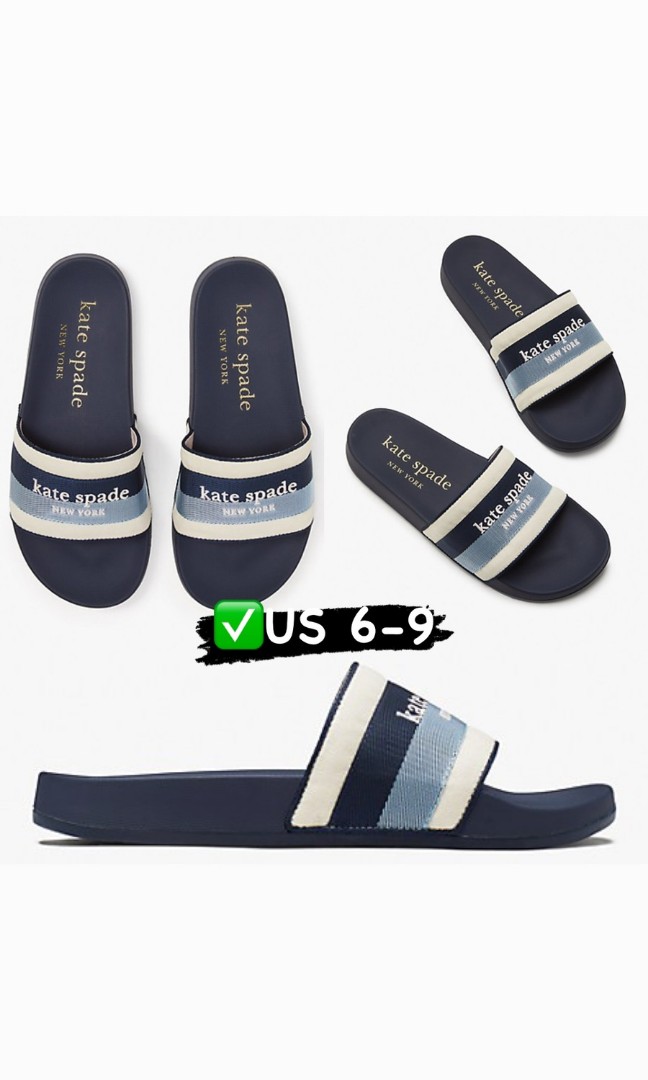Kate spade buttercup slide sandals blue, Women's Fashion, Footwear,  Slippers and slides on Carousell
