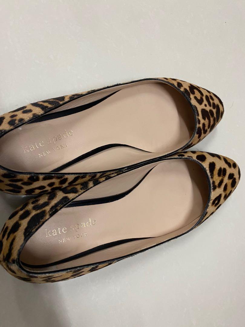 Kate spade shoes Fallyn nat leopard flats Carousell