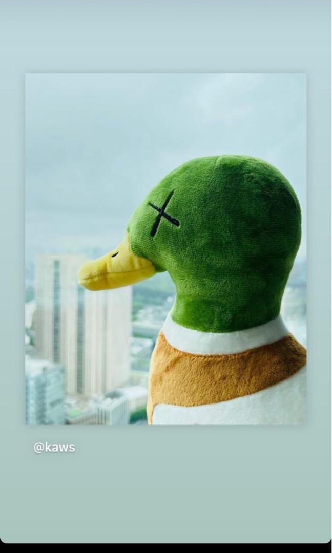 Kaws x Human Made Duck Plush Doll, 興趣及遊戲, 玩具& 遊戲類- Carousell