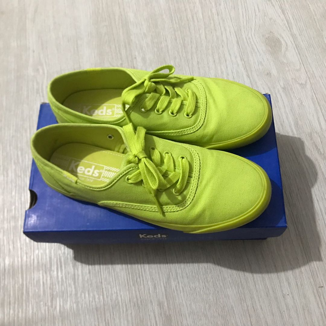 Lime green clearance keds
