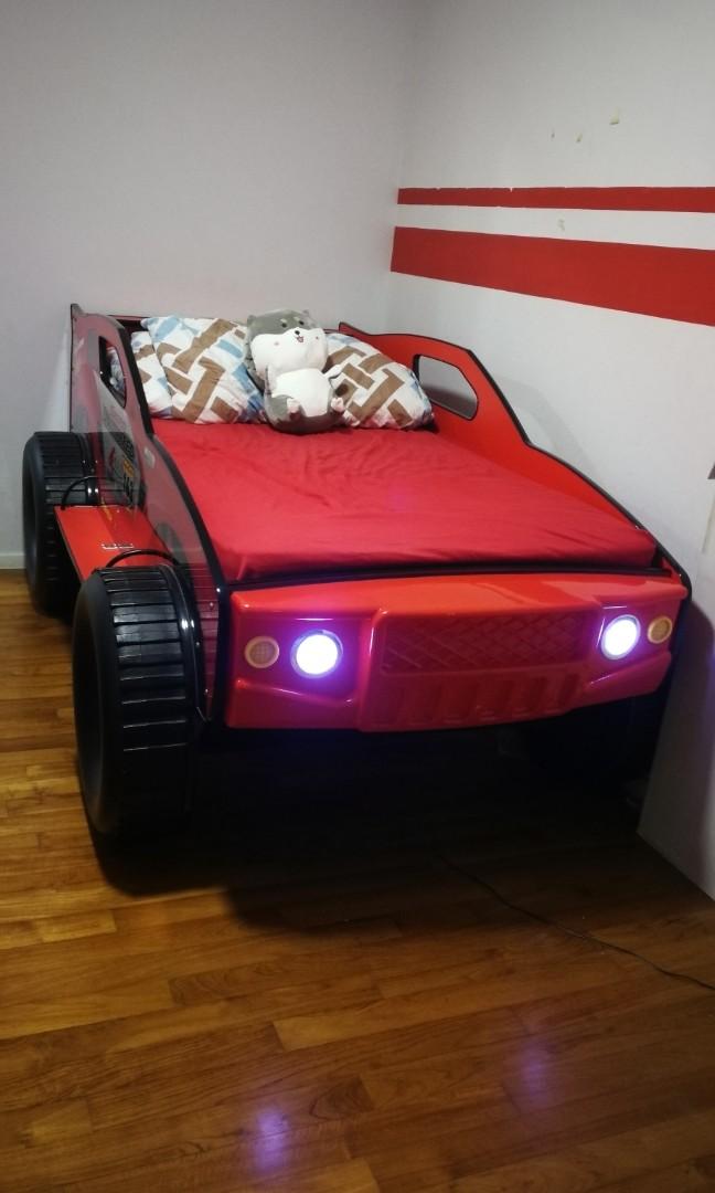 children single bed car design, Furniture & Home Living, Furniture, Bed