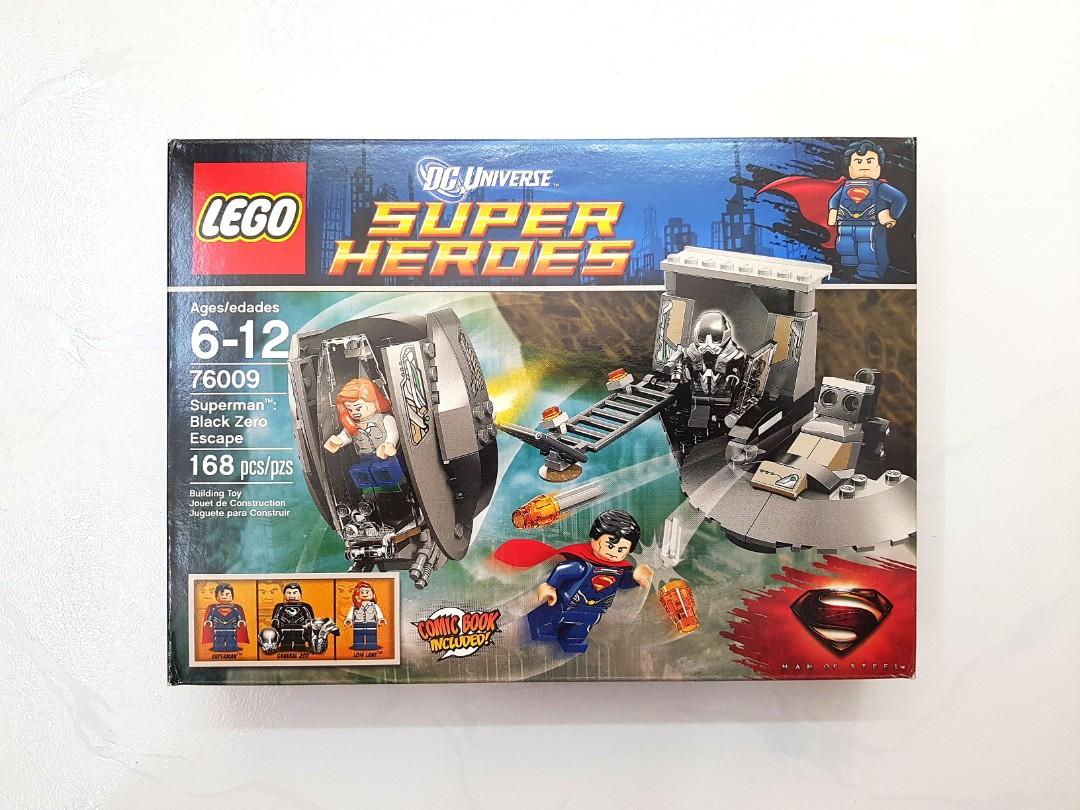 Lego DC Comics Super Heroes 76009 Superman Black Zero Escape 2013 168pcs MISB Hobbies Toys Toys Games on Carousell