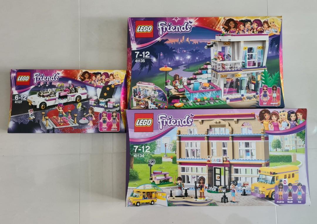 Brand New) Lego Friends 41035 Heartlake Juice Bar, 41038 Jungle