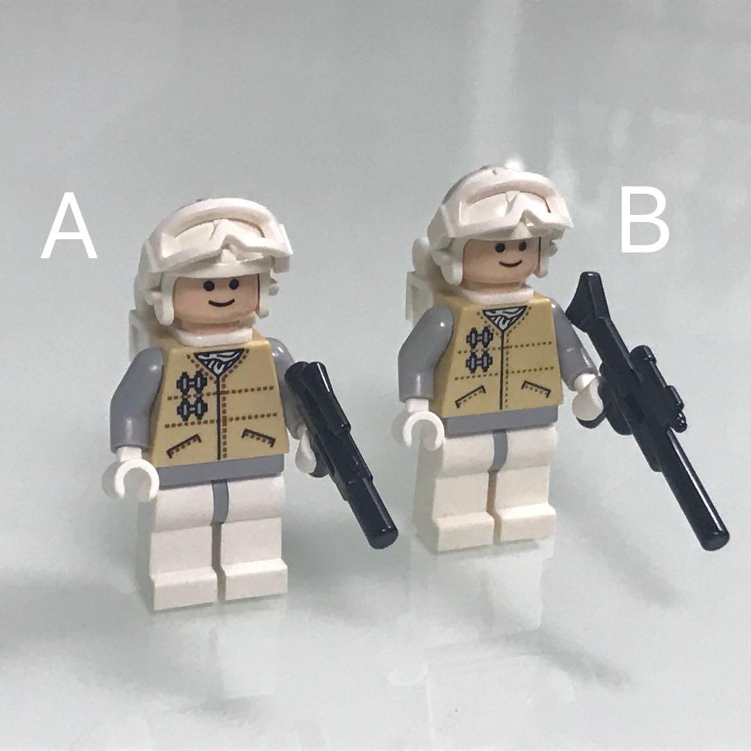 LEGO Star Wars Hoth Rebel Troopers Minifigures Lot of 9 w/ weapons Leia Luke 