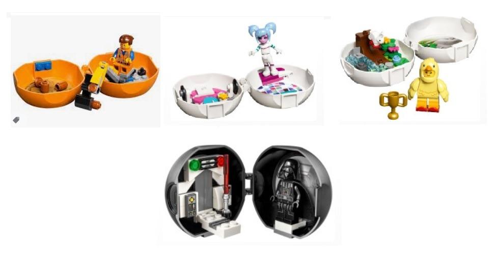 Lego Training Pods 5004916 853774 853775 853776 853777 853778