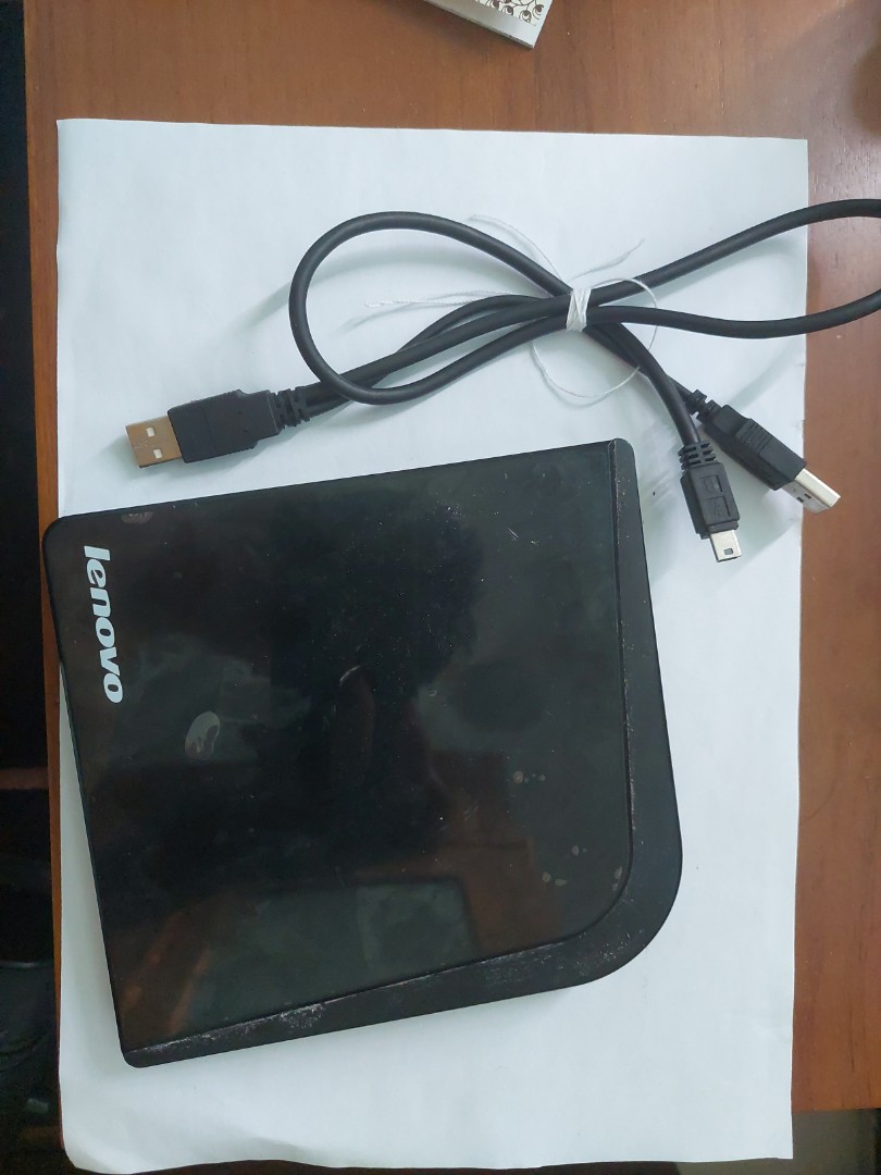 LENOVO external dvd drive USB A, Computers & Tech, Parts & Accessories