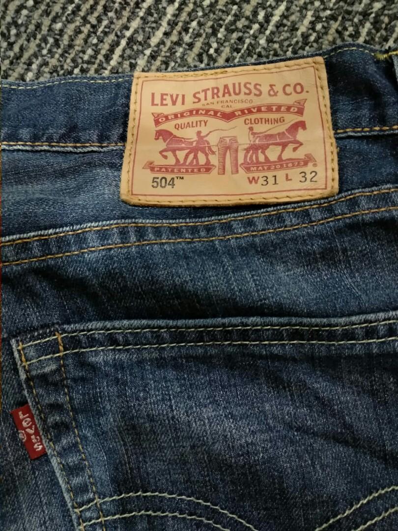 Levi's 504 mexico, Fesyen Pria, Pakaian , Bawahan di Carousell