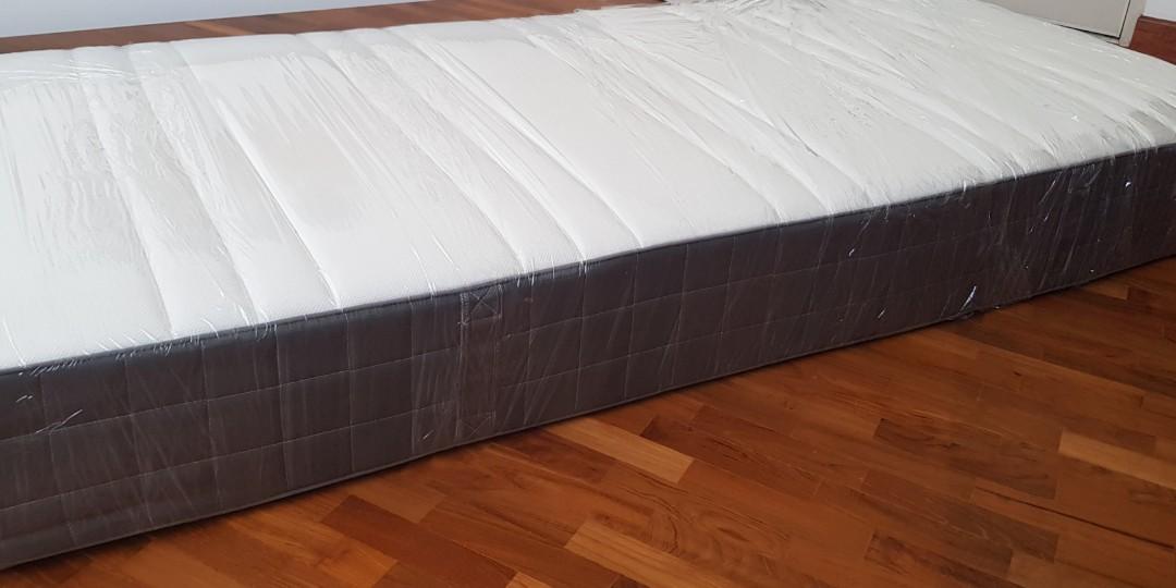 Like new IKEA Hovag Pocket Spung Single Mattress., Furniture & Home