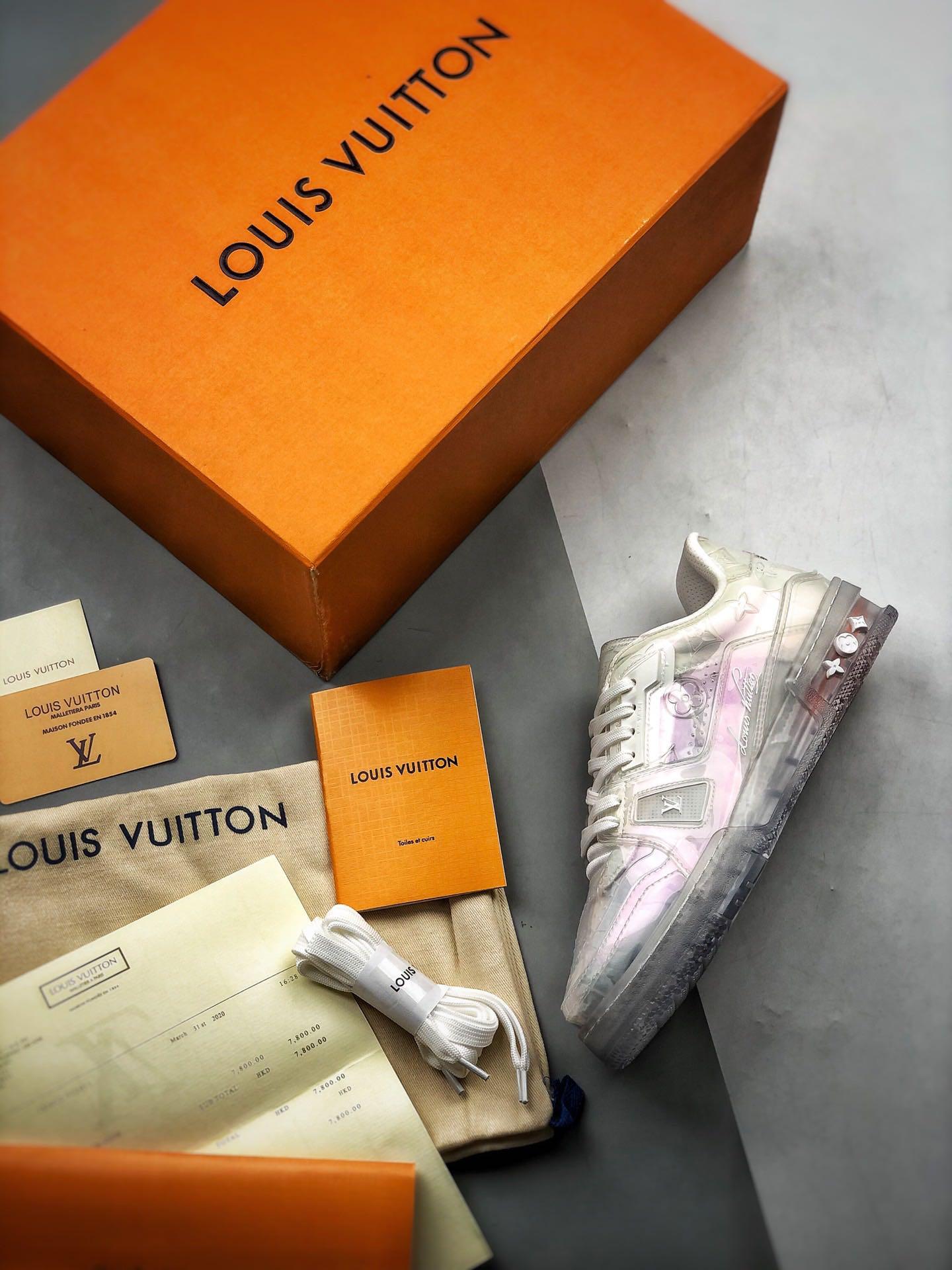 LOUIS VUITTON LV TRAINER SNEAKER 'FLOWERS' 1A5YQW, Men's Fashion, Footwear,  Sneakers on Carousell
