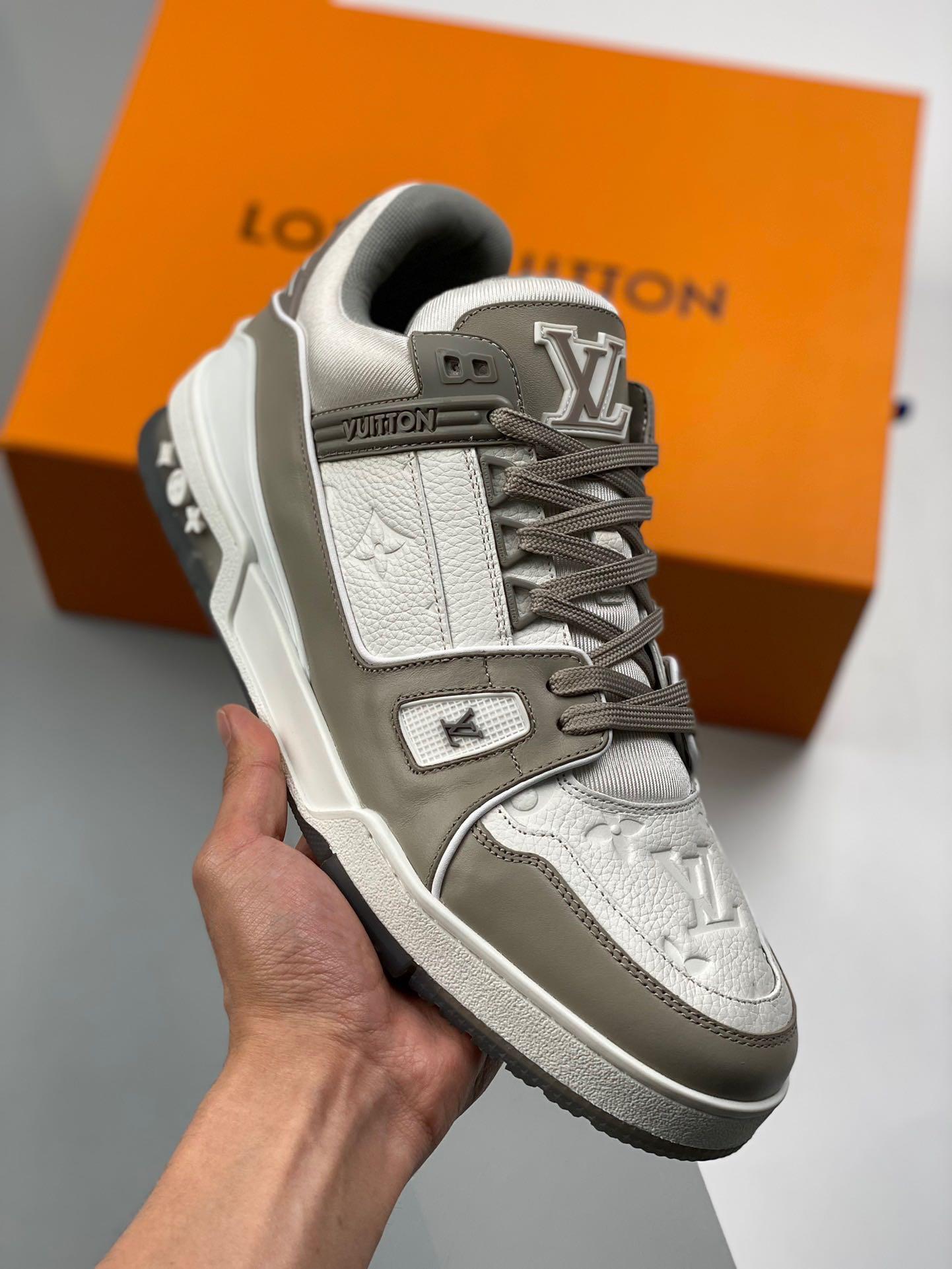 lv sneakers grey