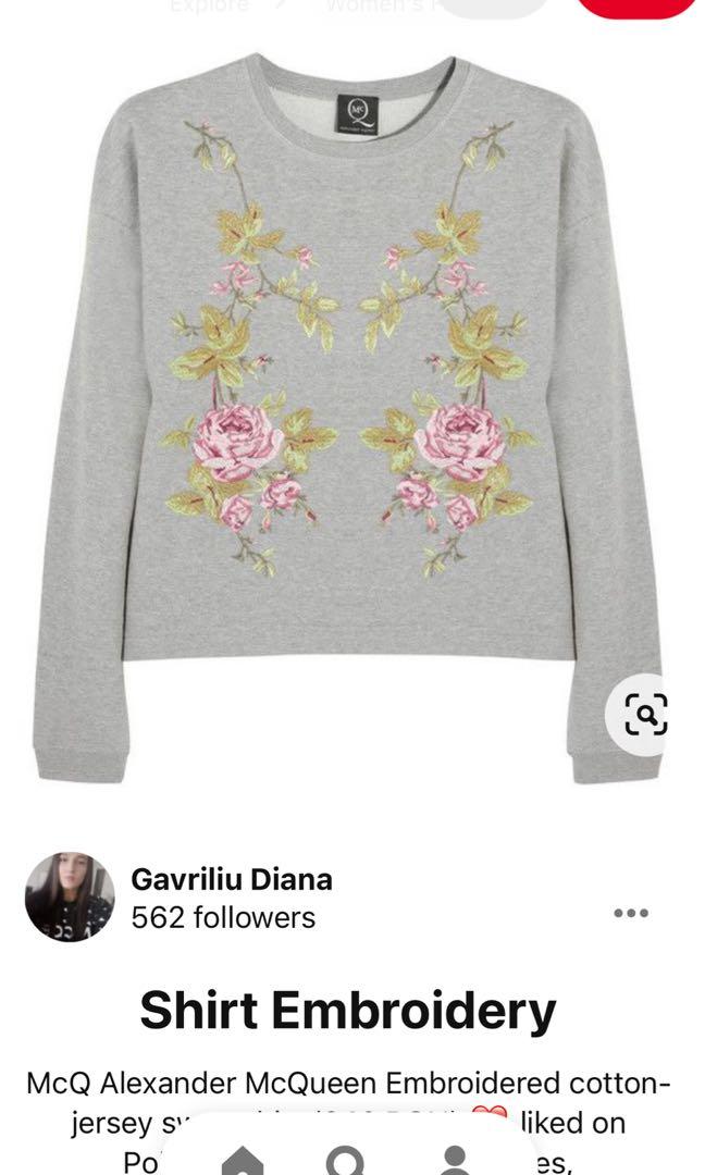 Alexander mcqueen grey jumper store