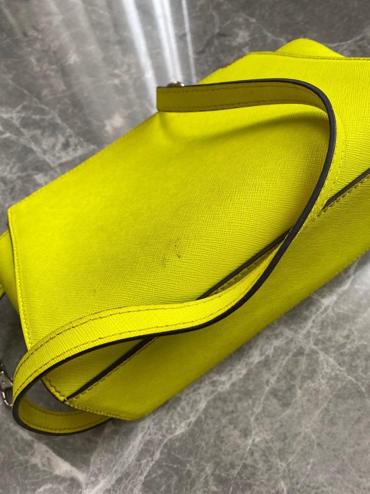 Michael Kors Neon Yellow  Michael kors selma medium, Neon bag