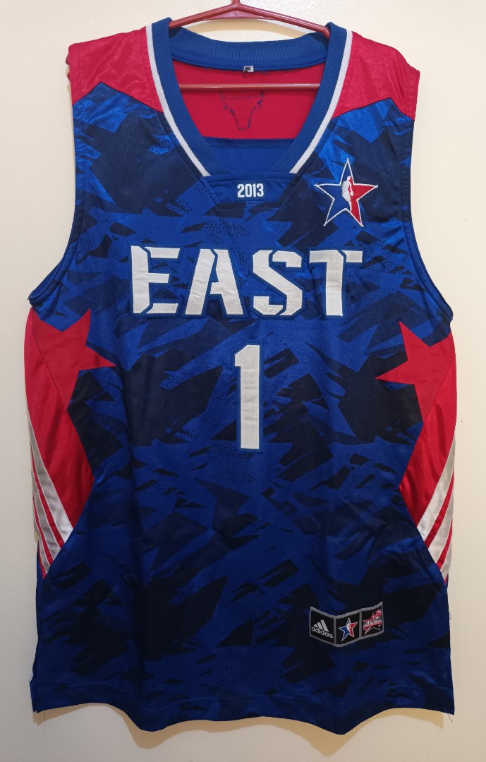NBA Derrick Rose All Star Jersey Men s Fashion Activewear on