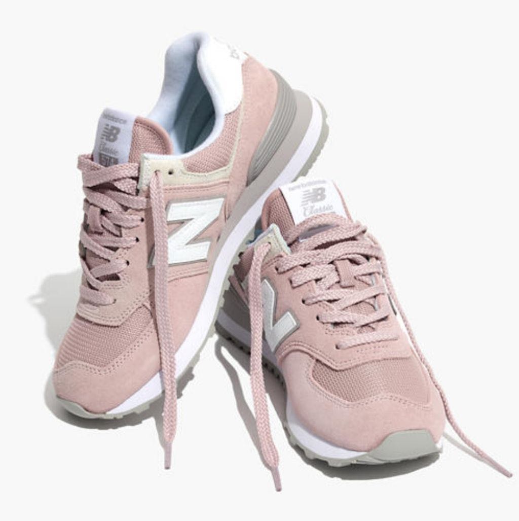 New Balance 574 in pink and grey, Women's Fashion, Footwear, Sneakers ...