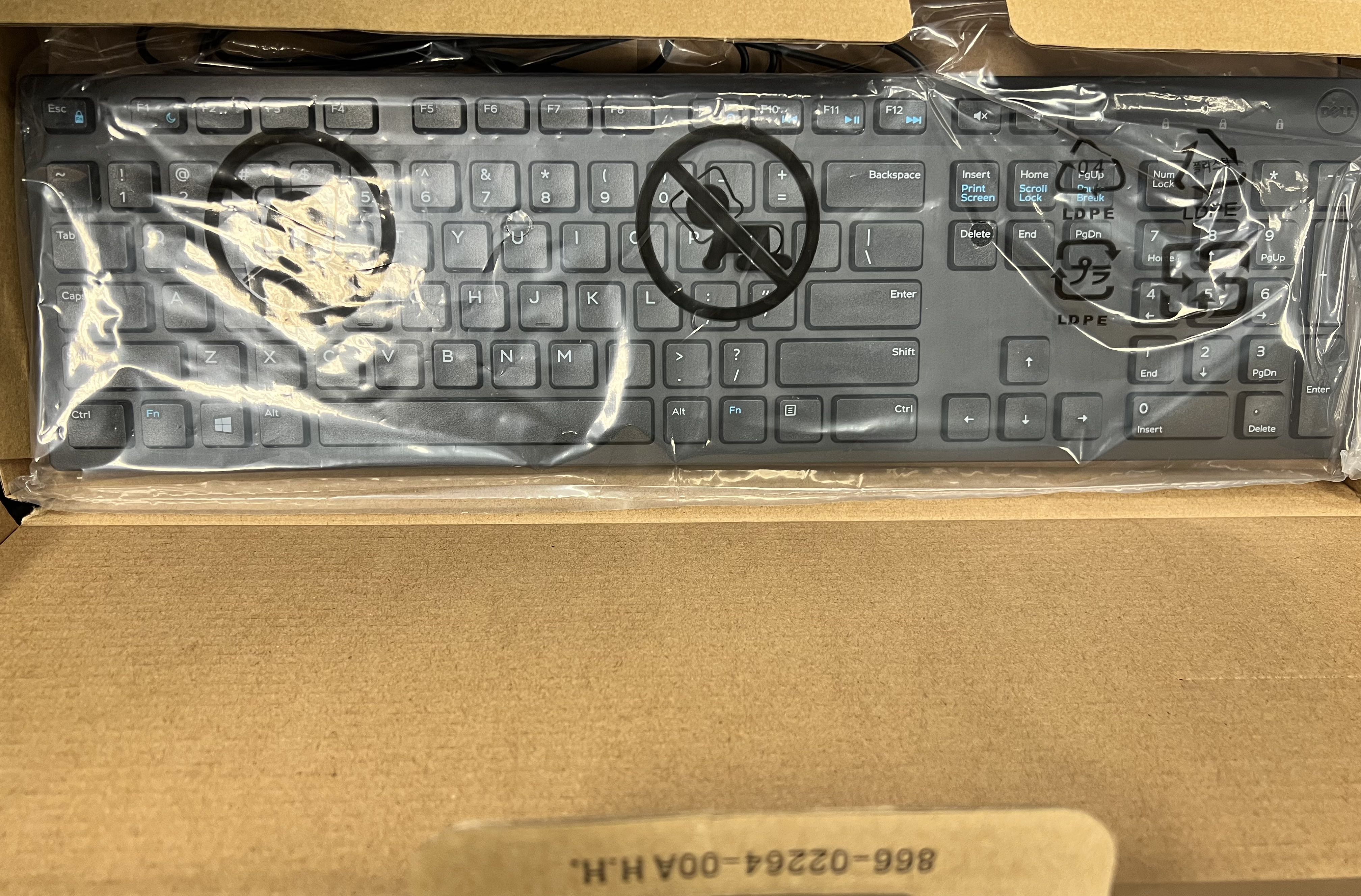 New Dell Usb Keyboard KB216t Multimedia 全球 有線鍵盤 靜音按鍵, 電腦＆科技, 電腦周邊及配件 ...