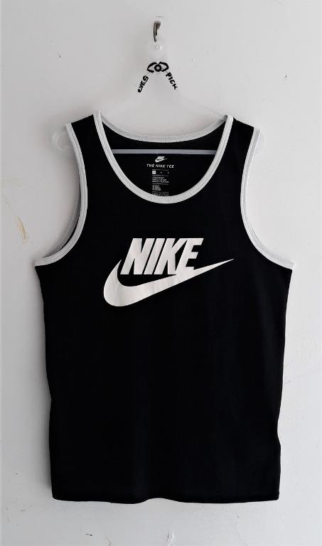 Nike ace logo tank black discount