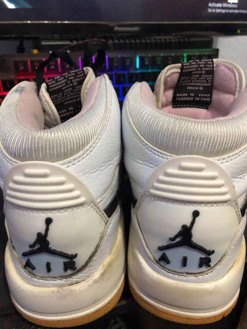 Jordan legacy 312 discount white black pink foam