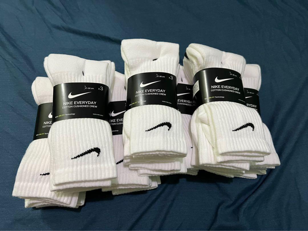 Nike Double-Sided Swoosh Crew Socks, Men's Fashion, Footwear, Shoe ...