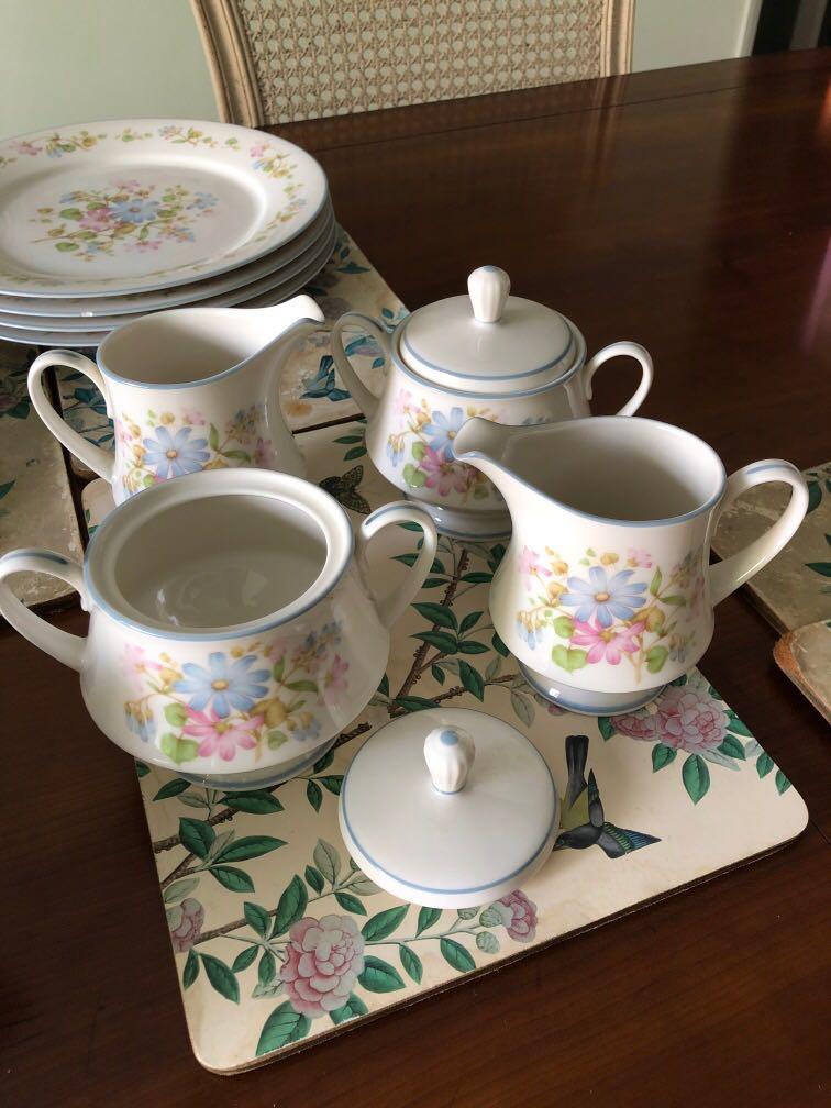 Noritake Ivory China Dinnerware & Tea set, Furniture & Home Living