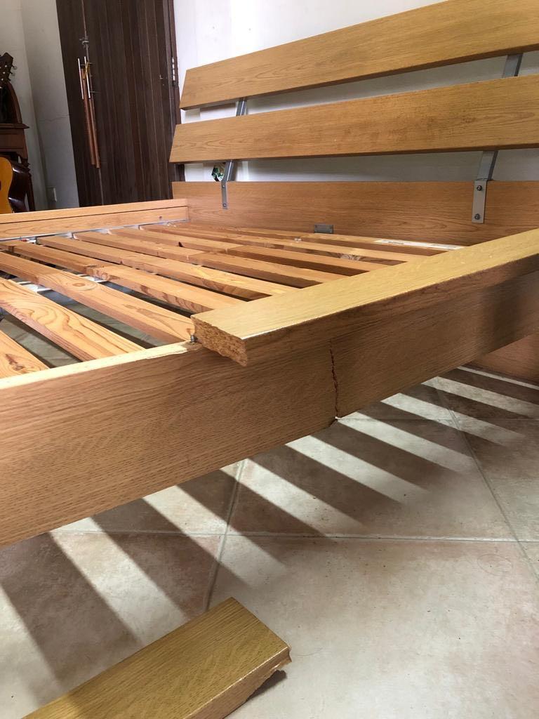 Old broken bed frame (old mattress optional), Furniture & Home Living