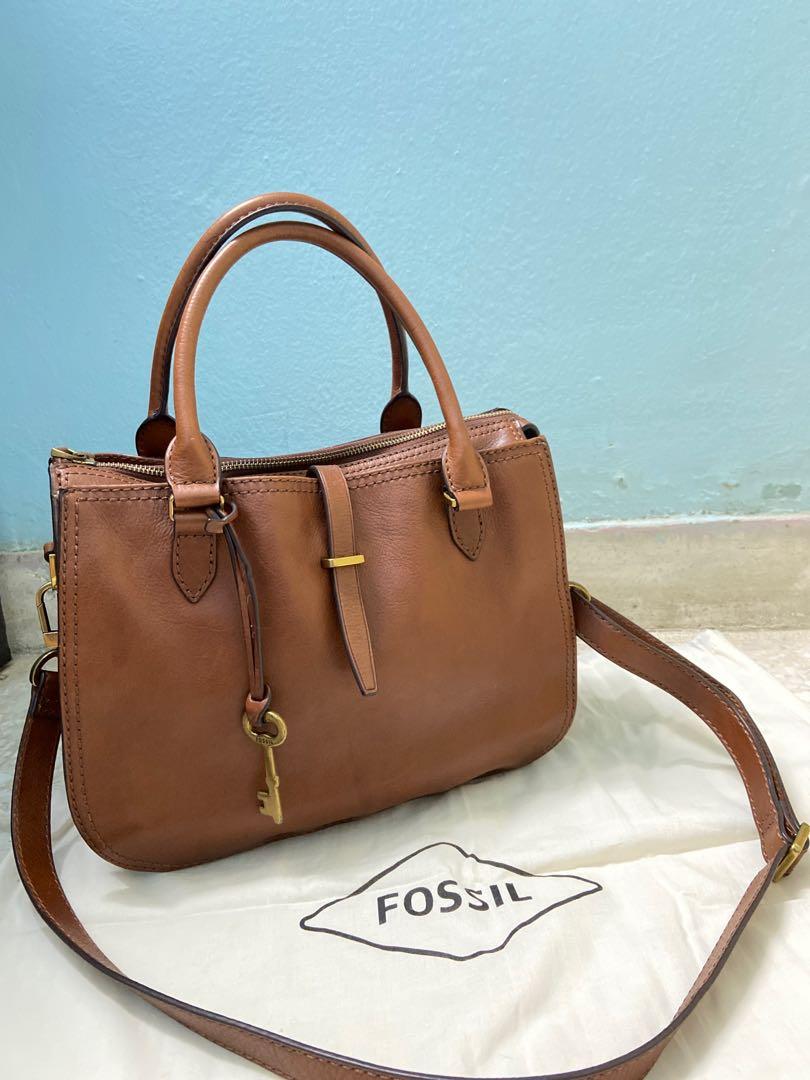 Fossil ryder satchel sale large