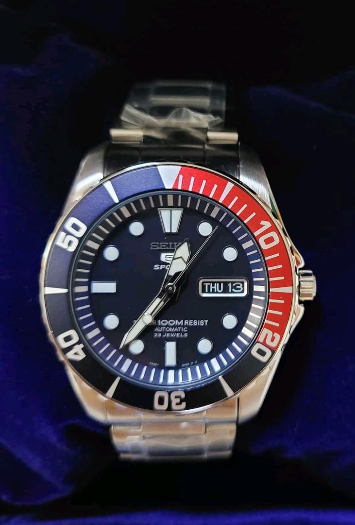 Original Seiko SNZF15K1 Pepsi Sea 