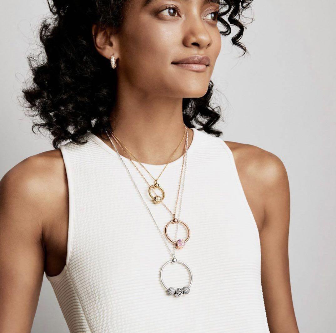 Pandora Moments Medium Beaded O Pendant moment birthday