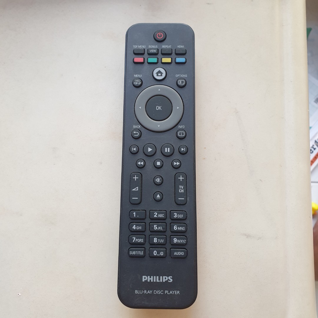 Philips Bluray Remote Control, TV & Home Appliances, TV & Entertainment