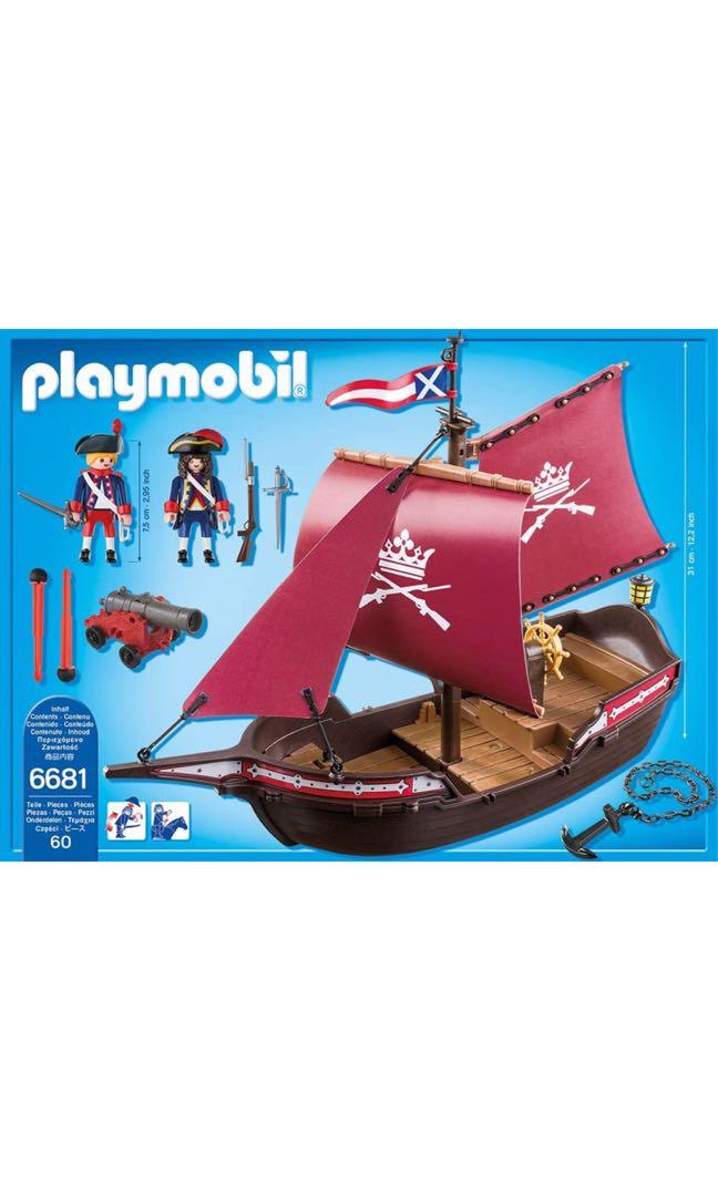 Playmobil pirate ship 6681 sales