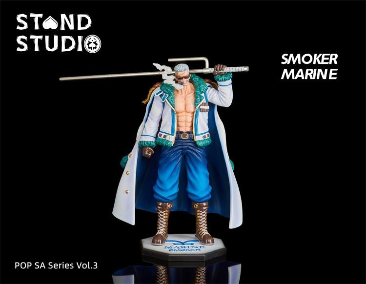 [PO] Stand Studio One piece Marine Series Smoker Statues GK