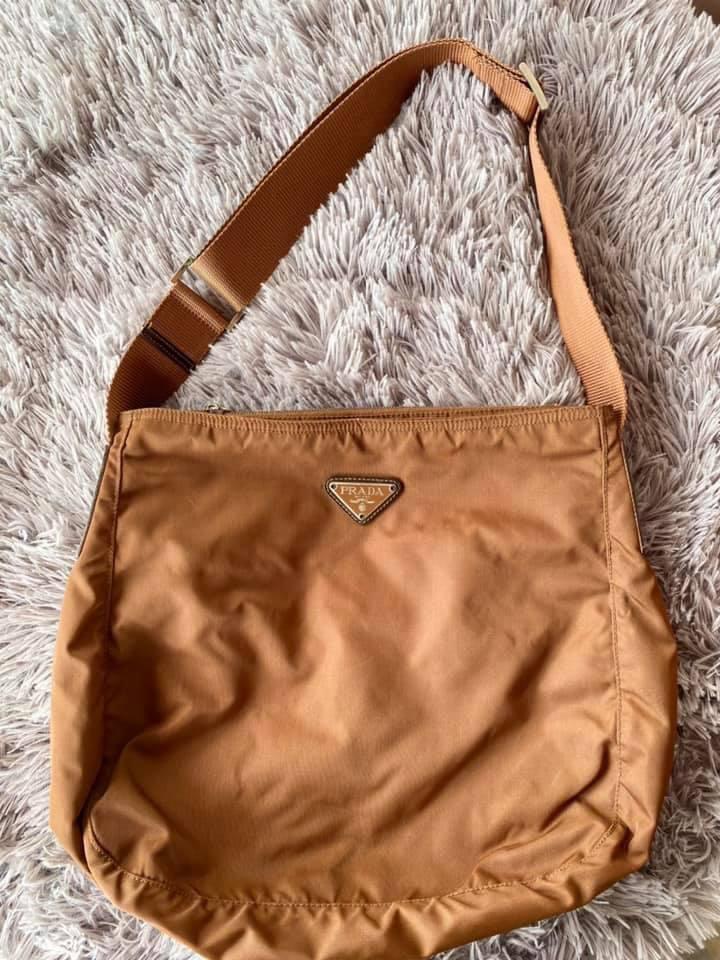 Prada Nylon Messenger Bag, Luxury, Bags & Wallets on Carousell