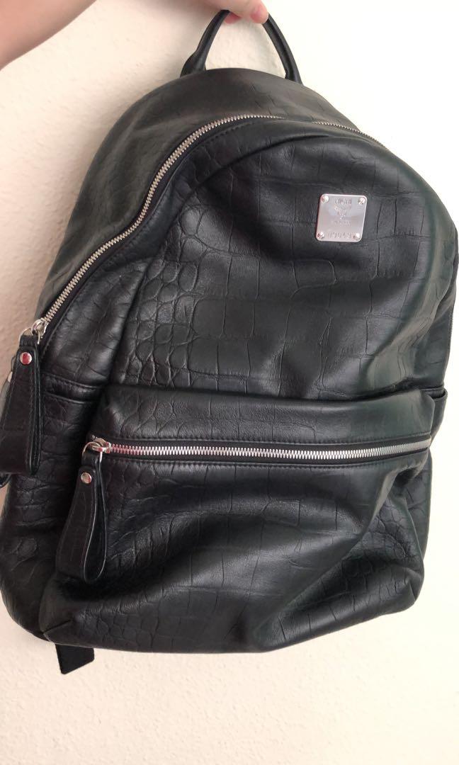 Preloved mcm backpack clearance