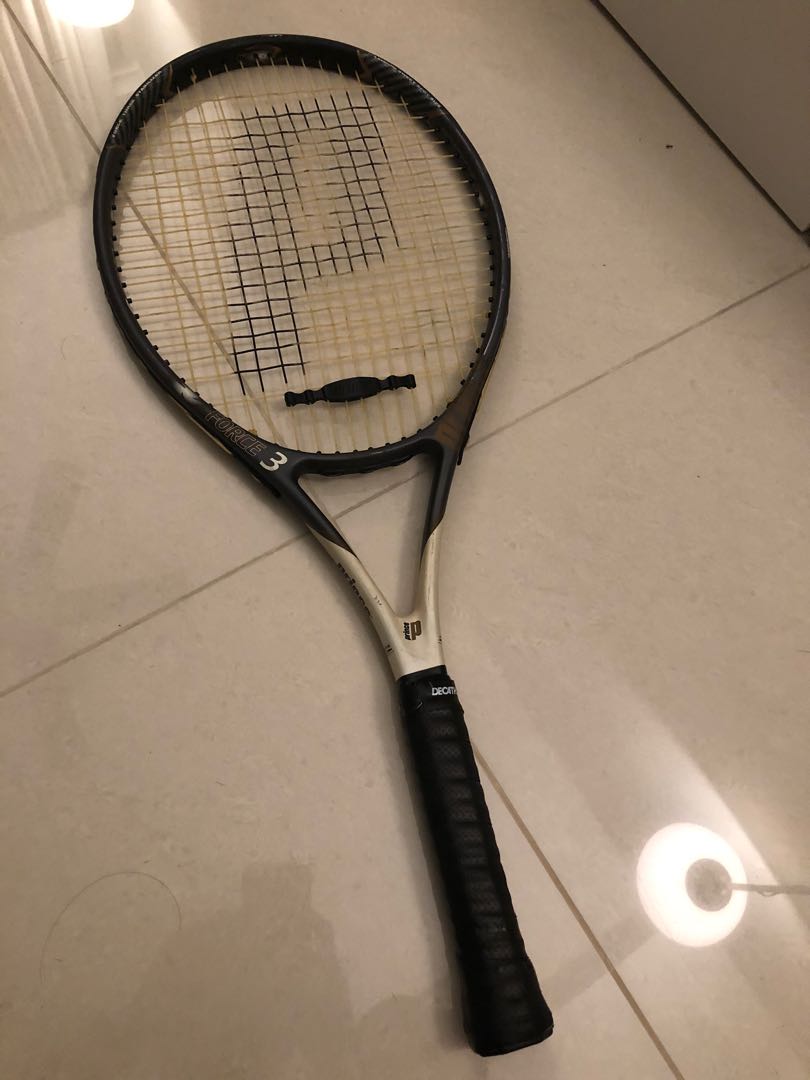 Prince Tennis Racket Force 3, Sports Equipment, Sports & Games, Racket