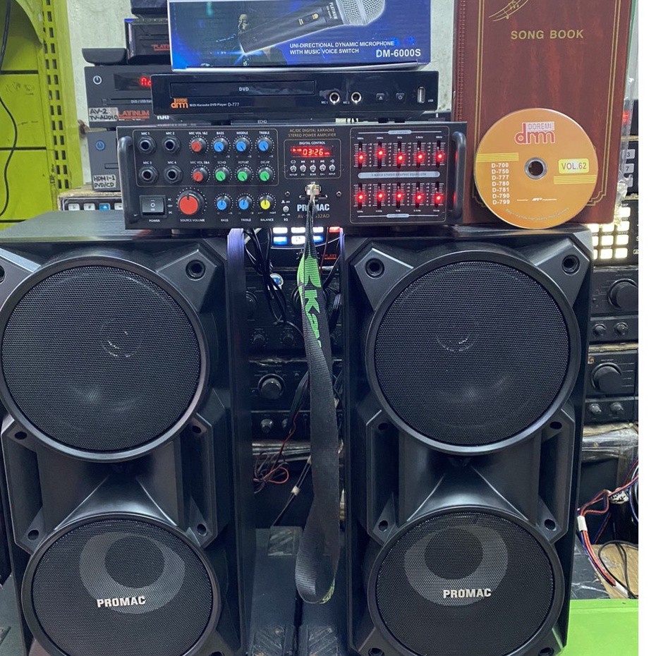 Promac speaker with amplifier clearance