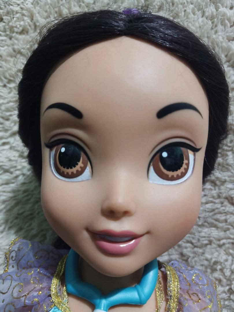 RARE DISNEY STORE PRINCESS JASMINE FROM ALADDIN TODDLER DOLL (16 inches