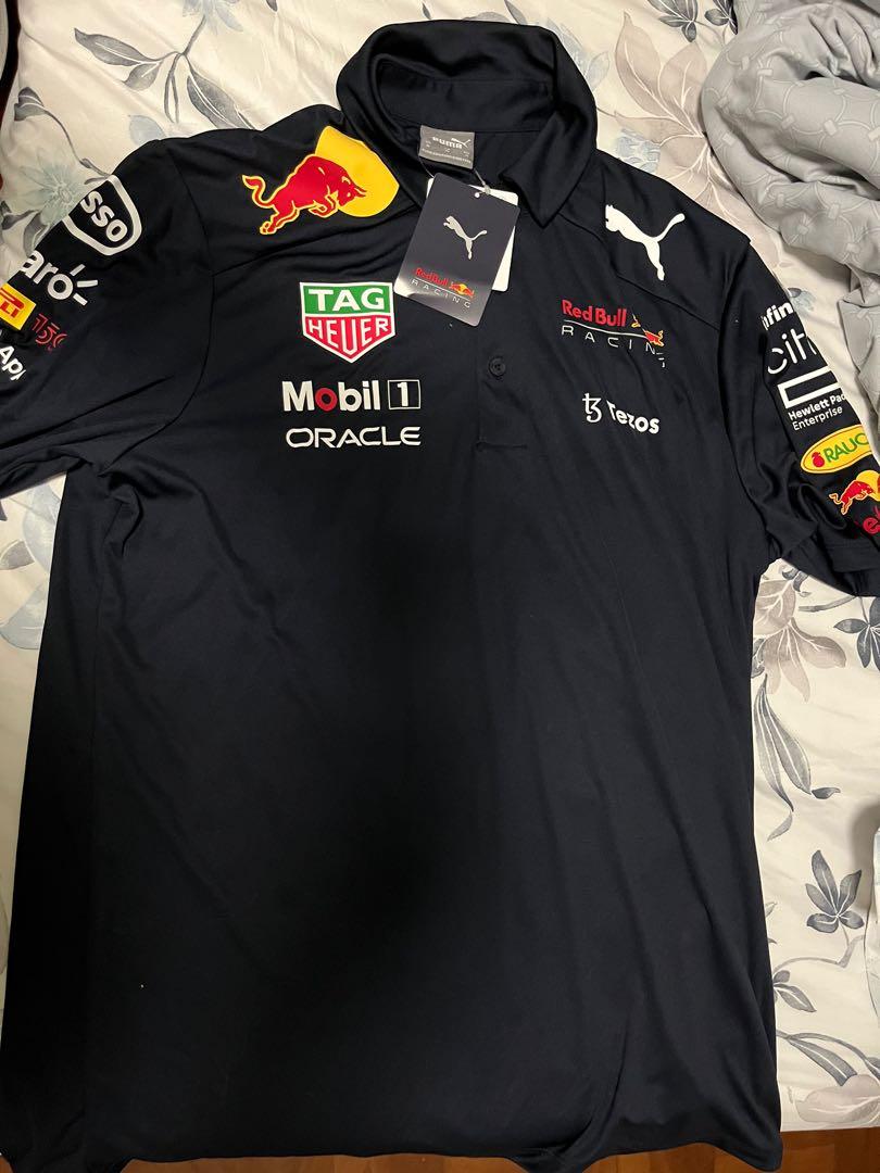 Red Bull 2022 Racing F1 Polo T Shirt, Men's Fashion, Tops & Sets ...