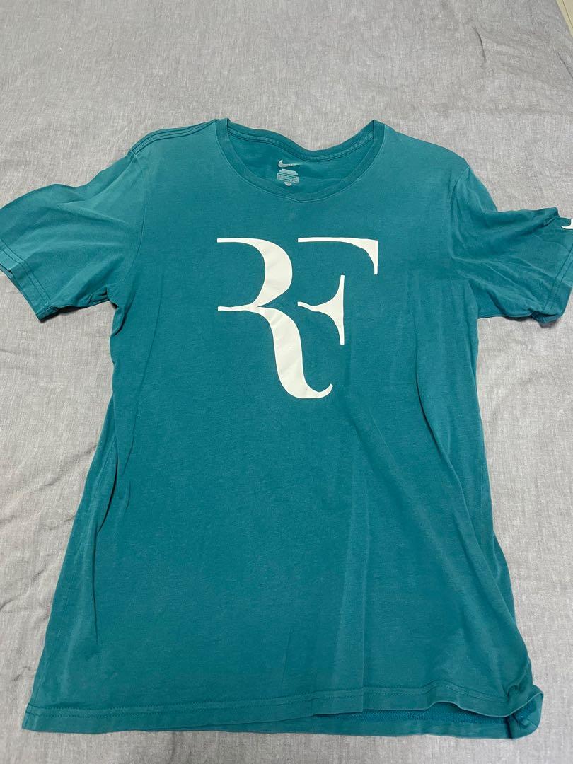 roger federer green nike shirt