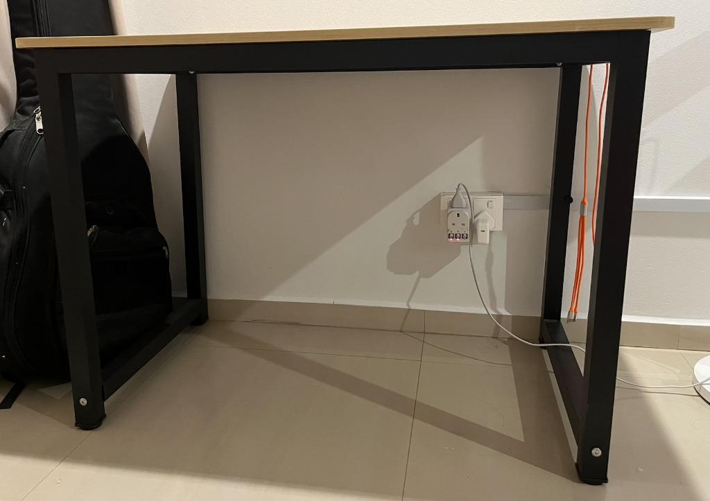 Round-angled Study Table, Furniture & Home Living, Furniture, Tables ...