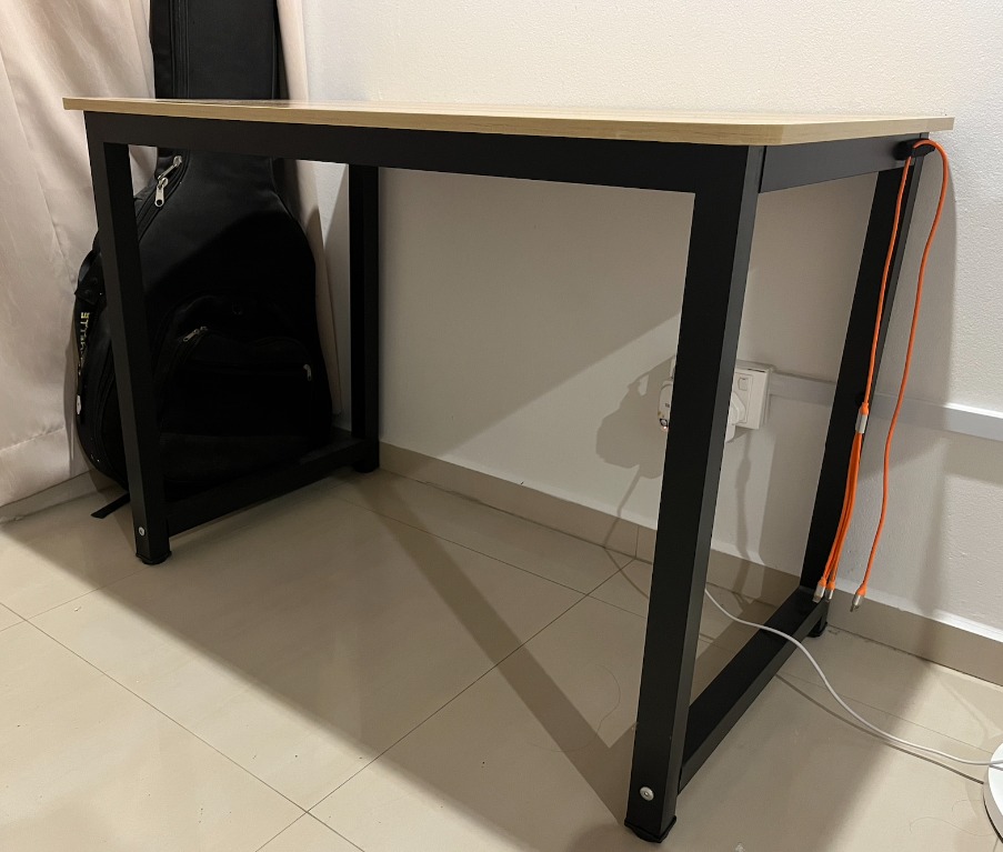 Round-angled Study Table, Furniture & Home Living, Furniture, Tables ...