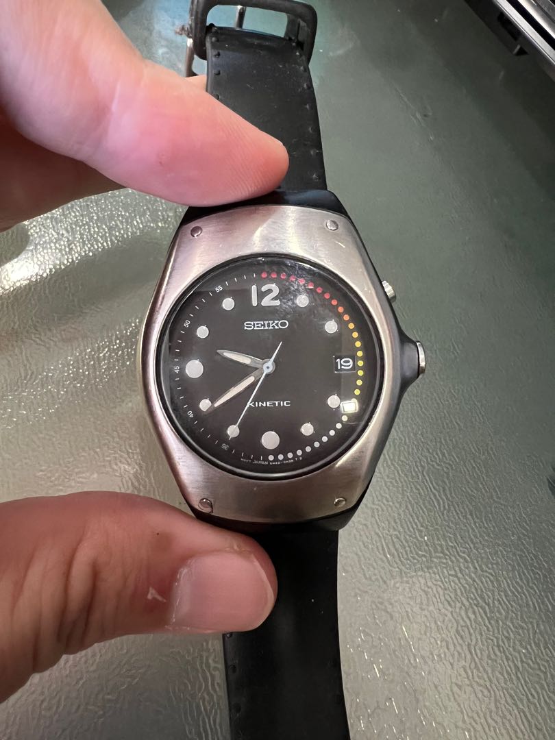 Seiko kinetic best sale vintage watch