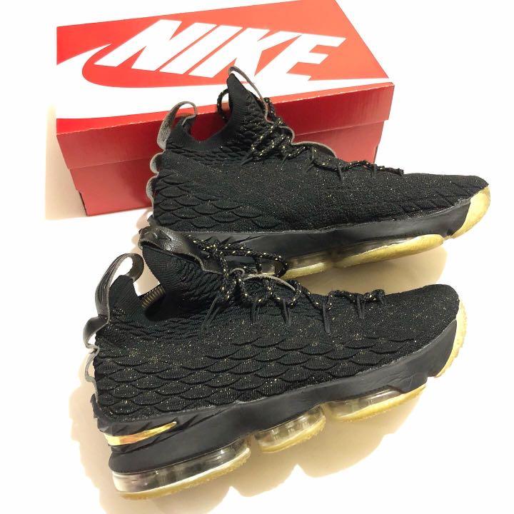 gold lebron 15