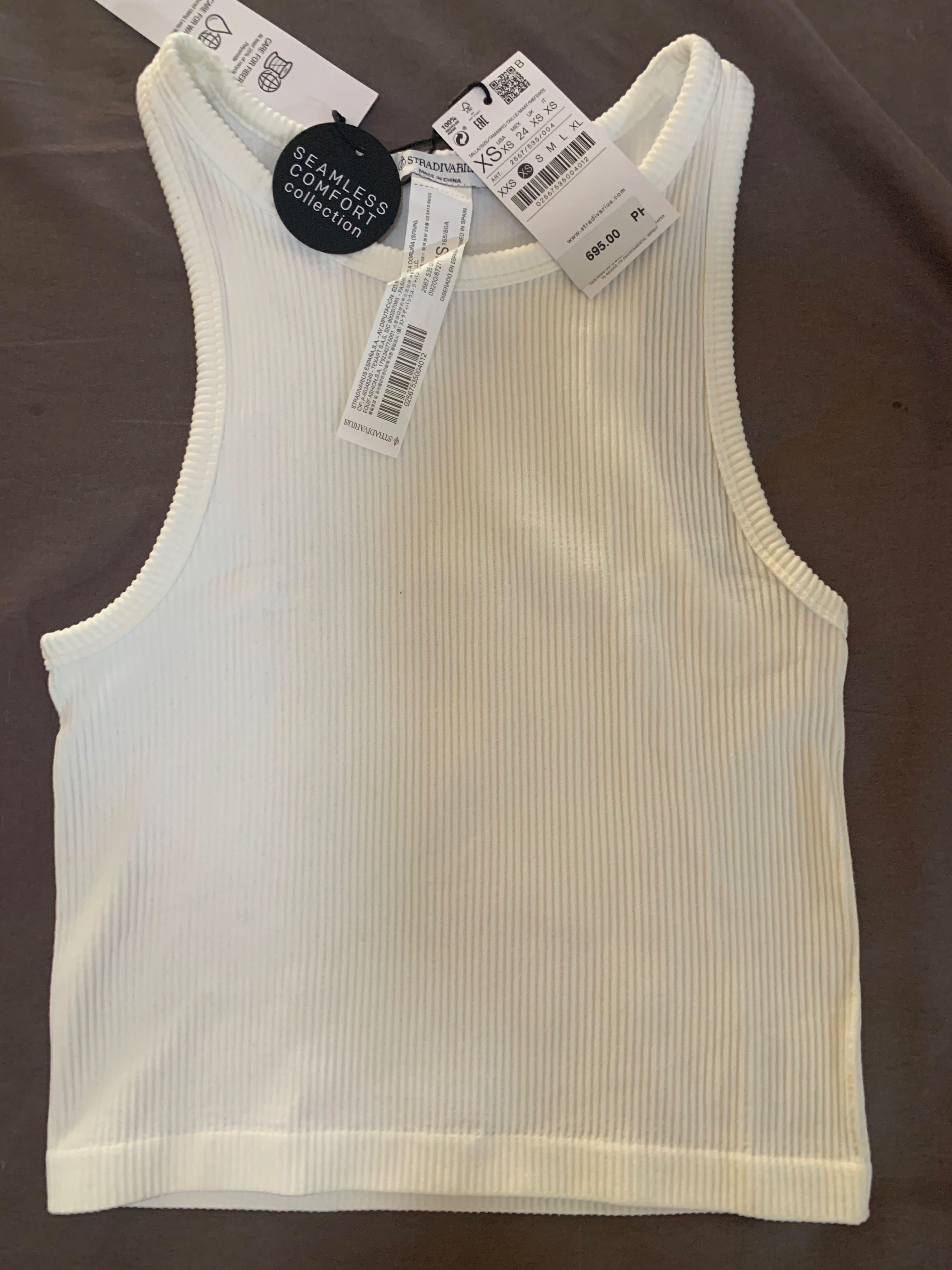 Sleeveless racerback top white stadivarius (Category: Blouses) located in Quezon City. Submitted by prelovedsaleitems (Listing ID 1158544527, Image 1). Description: .