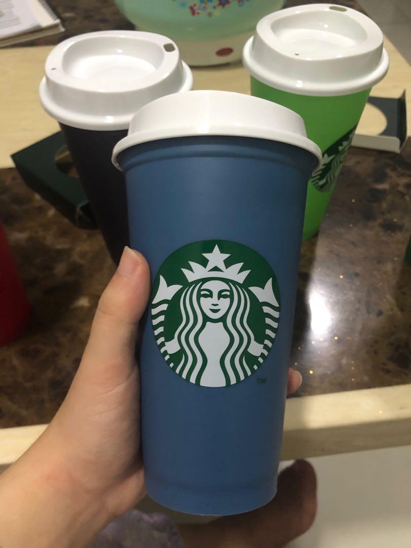 Starbucks reusable hot cups - 473ml color-change cups