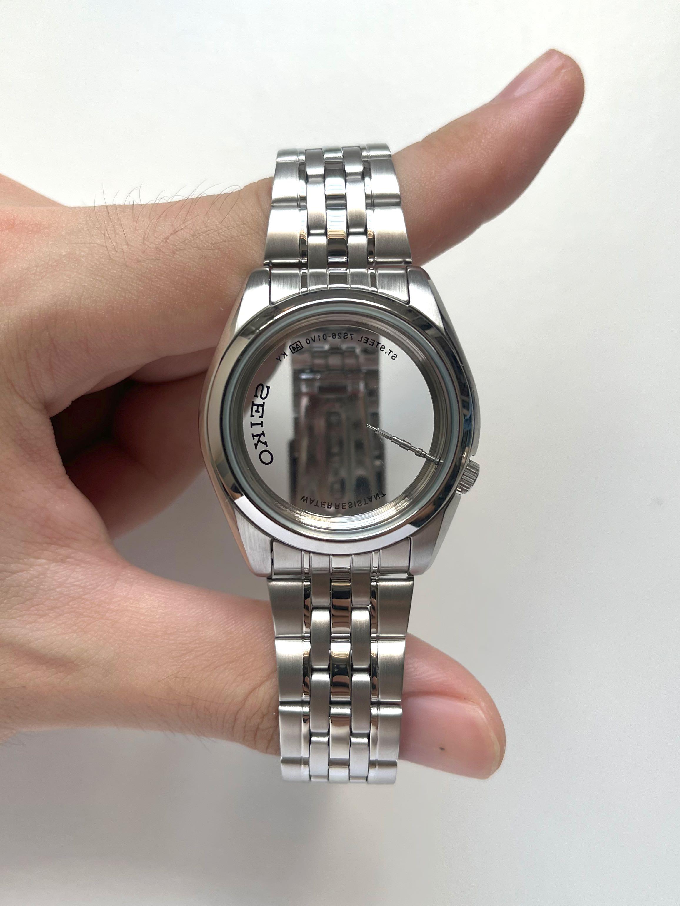 STOCK CLEARANCE Seiko 5 watch SNK385 case w OEM jubilee bracelet