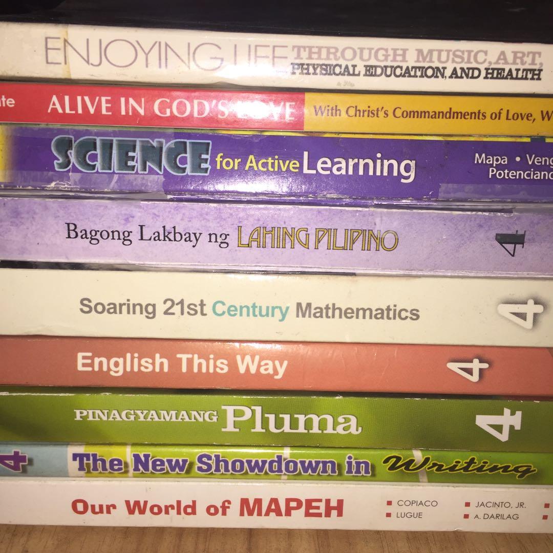 TAKE ALL Grade 4 K12 School Textbooks MAPEH Christian Living Science