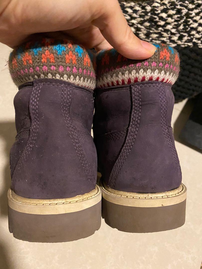 Timberland EU 38 size purple boots