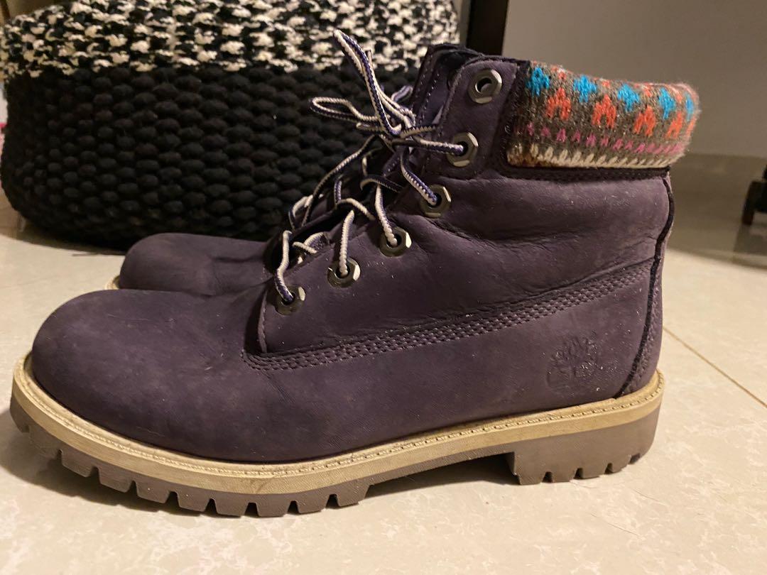 Timberland EU 38 size purple boots
